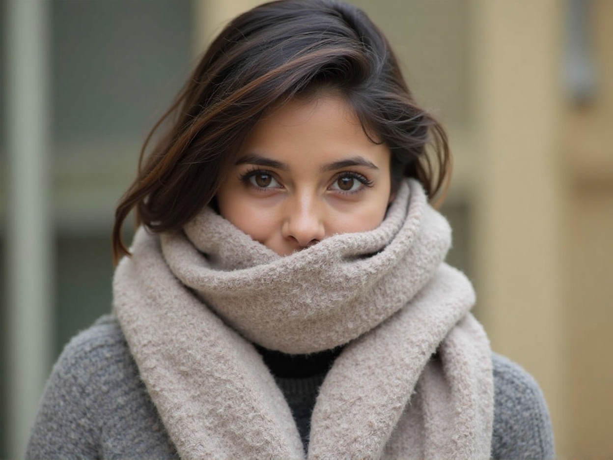 Styling Scarves: From Silk to Wool, What Works Best for Indian Winters